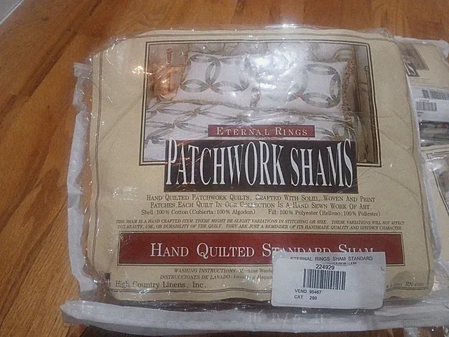 Eternal Rings Patchwork Pillow Shams Set Of 3