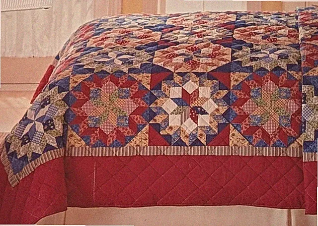 MAINSTAY Awesome Lightweight Queen Patchwork Comforter brand new