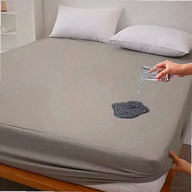 Mattress Pad Breathable Washable Bedspreads Anti-bacteria Anti-mite Fitted Sheet