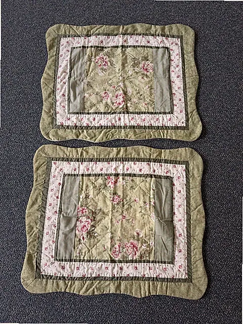 SIMPLY Shabby Chic Standard PAIR Patchwork Pillowcase Cottagecore Rachel Ashwell